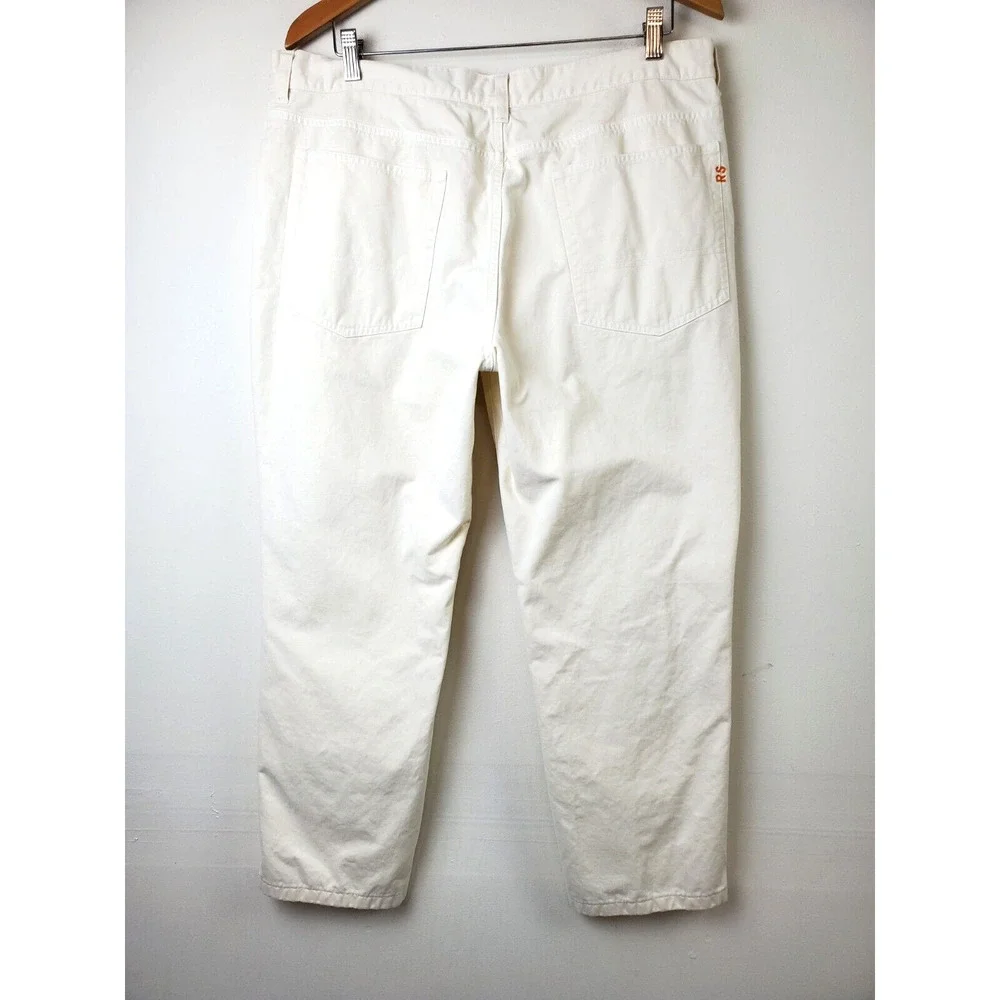 Reyn‎ Spooner Pants Mens 36 Chino Cotton Preppy Cream Hawaiian Vacation Cotton